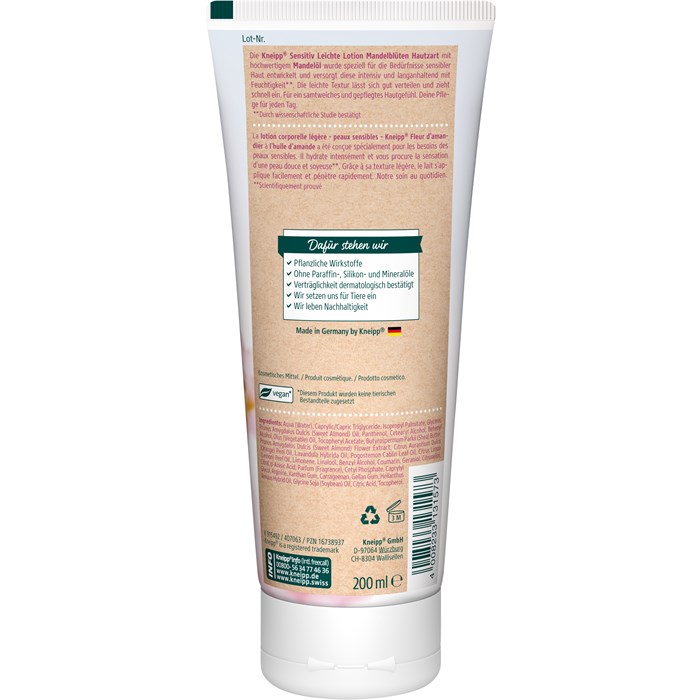Sensitiv Leichte Lotion Mandelblüten Hautzart