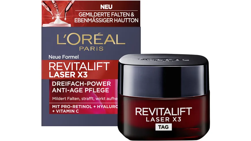 L'Oréal Paris Revitalift Laser X3 Anti Age Intensivpflege Tagescreme 50 ml
