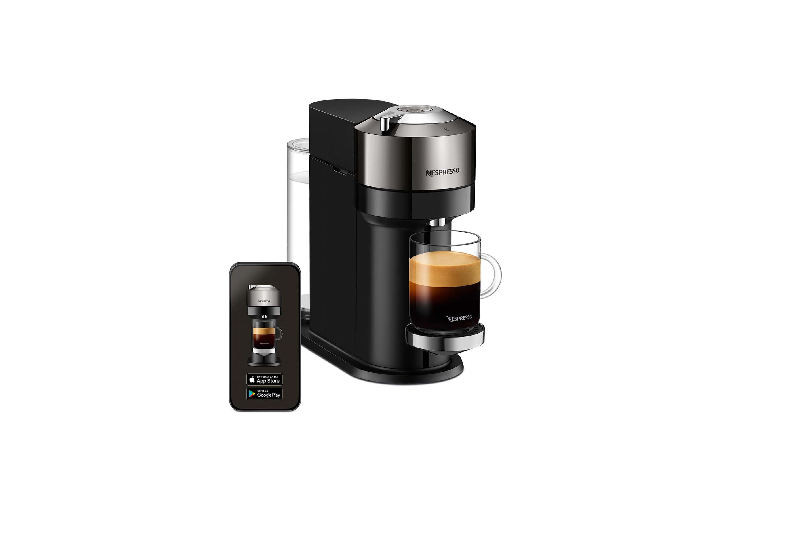 Nespresso Vertuo Next Deluxe Pure Chrome Intense