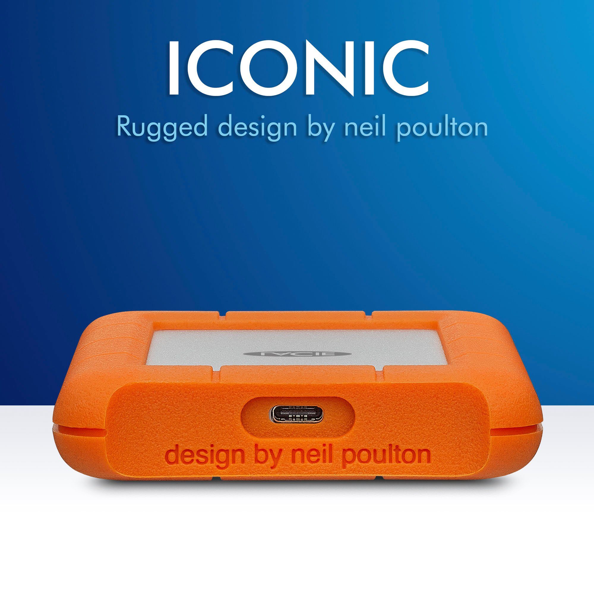 LaCie Rugged USB-C externe HDD-Festplatte (2 TB)