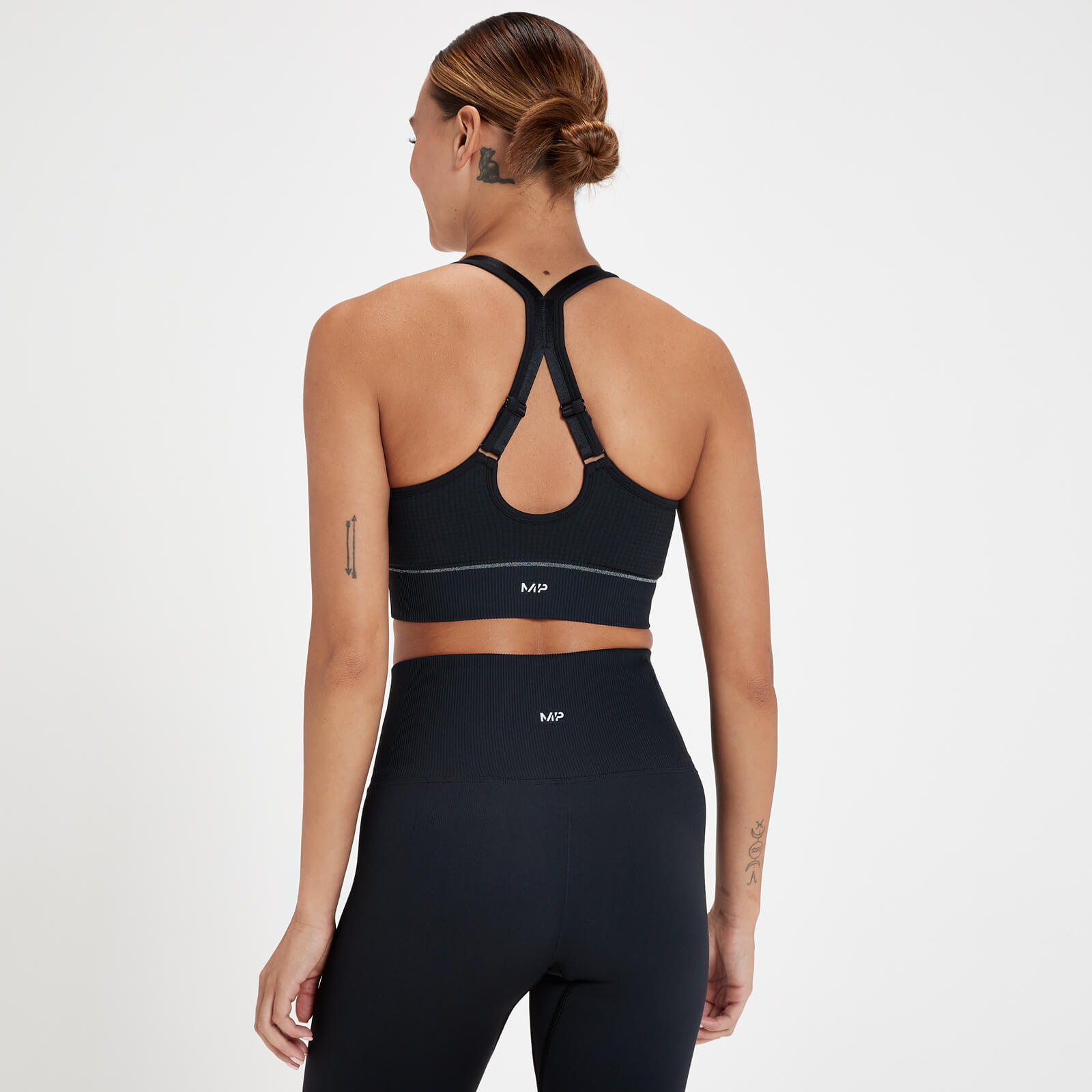 Brassière de sport sans coutures en graphène MP Velocity Ultra pour femmes – Noir