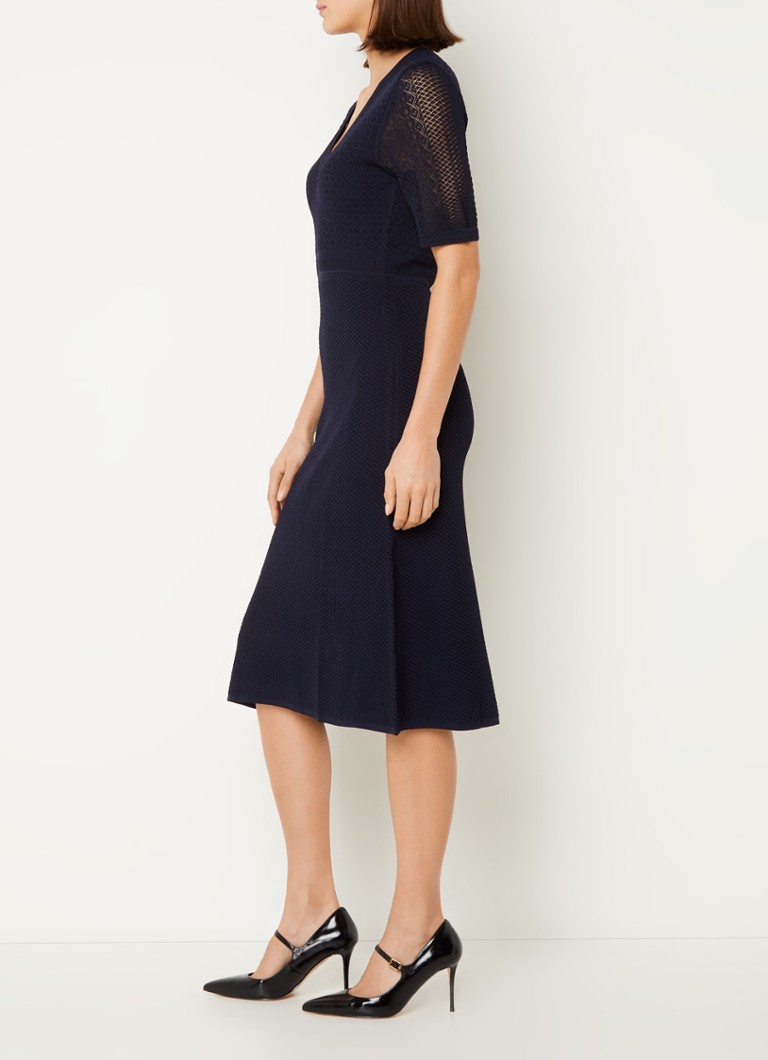 Abito midi in maglia grossa ricamato Gerard Darel Emi