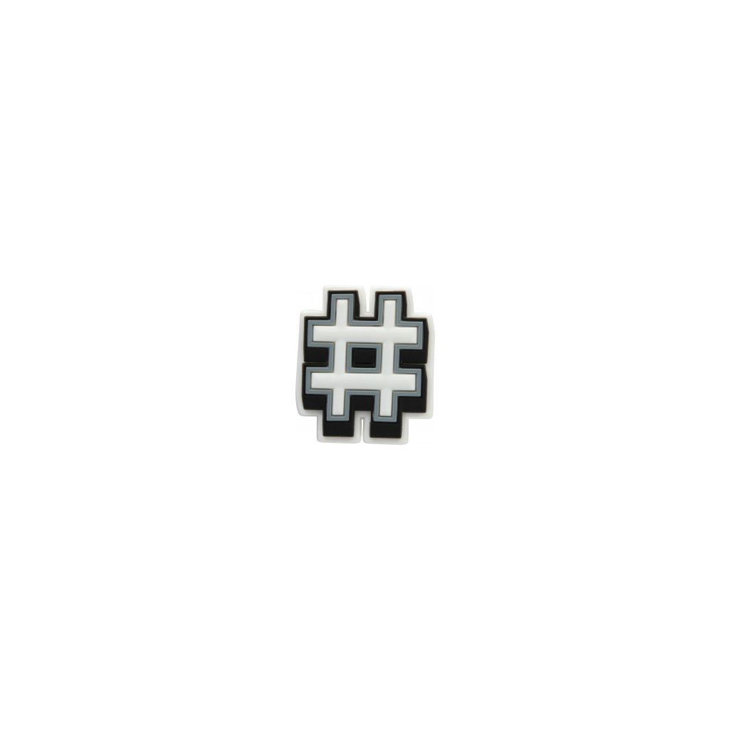Crocs Jibbitz Hashtag Anstecker