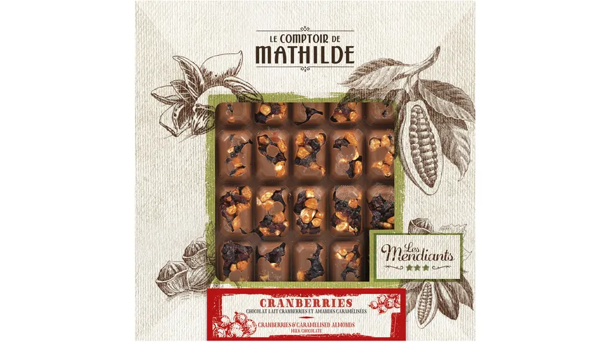 Le Comptoir de Mathilde Milchschokolade Mendiant 240 g