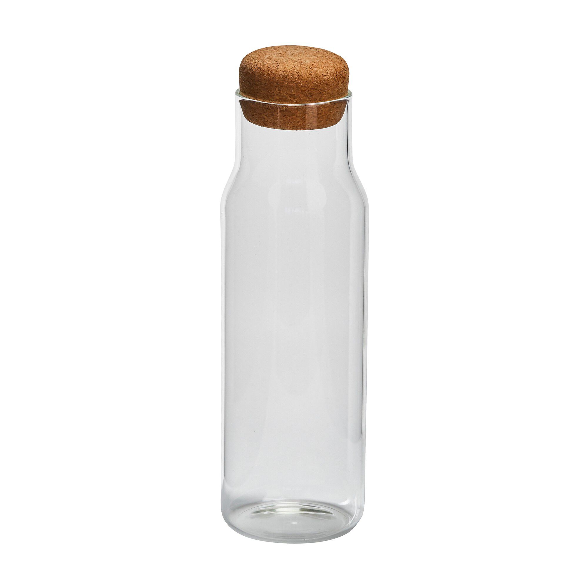Carafe en verre, bouchon liège