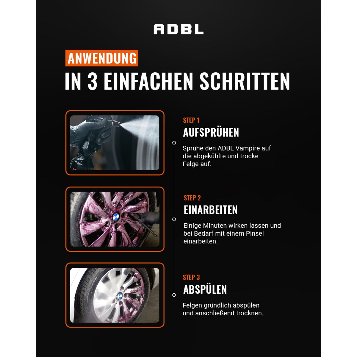 ADBL Vampire Felgenreiniger mit Canyon Trigger 1L