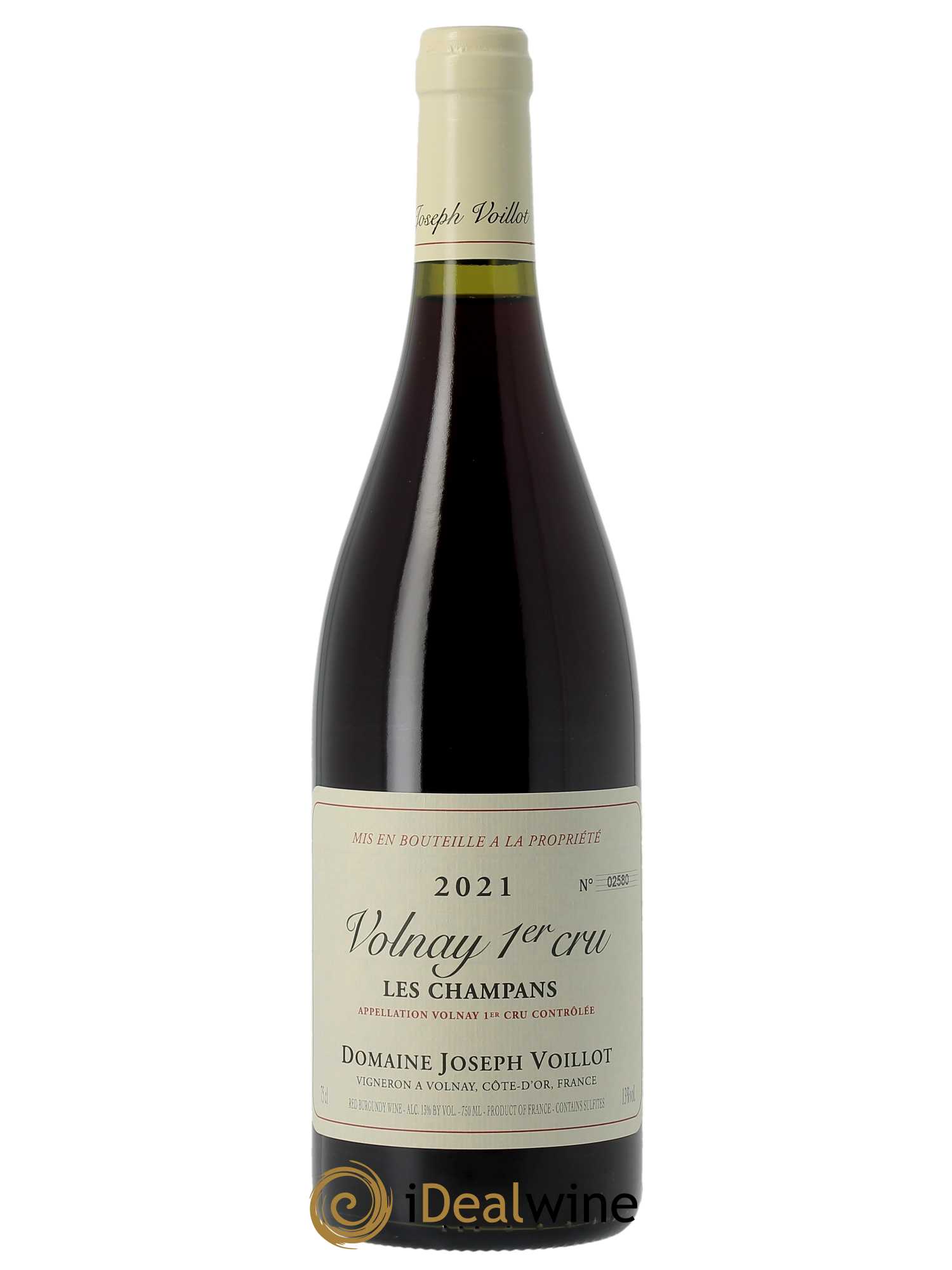 Volnay 1er Cru les Champans Joseph Voillot (Domaine)  2021 - Lot de 1 Bouteille