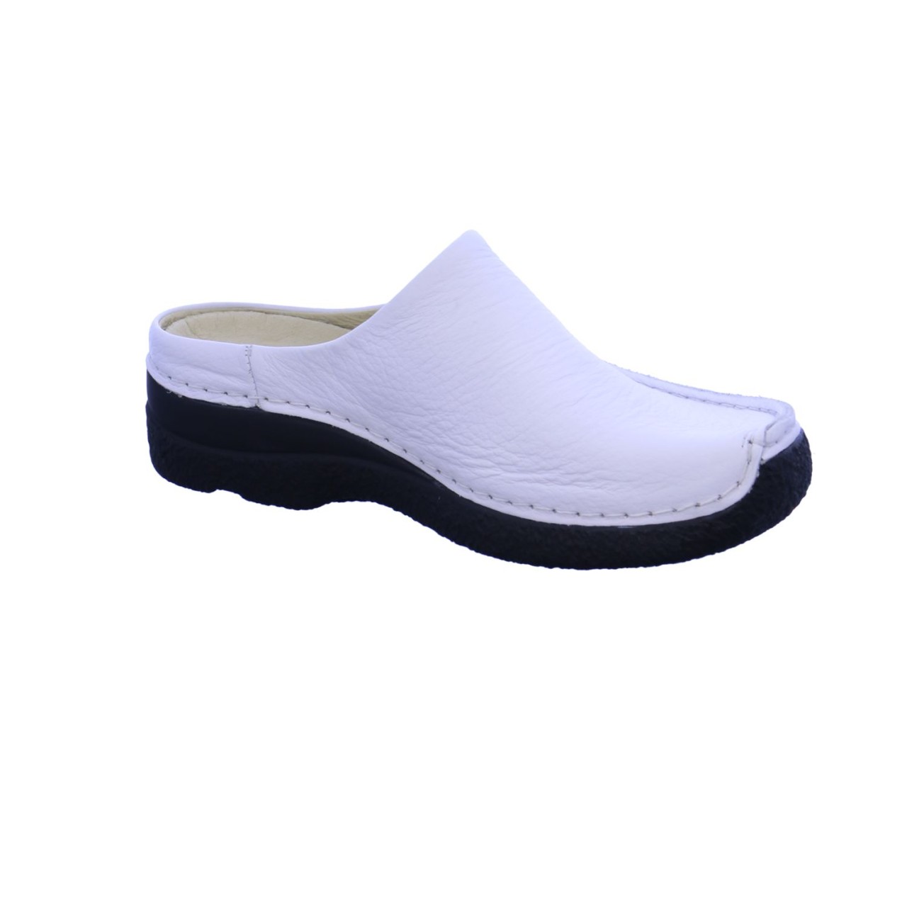 WOLKY Pantoletten weiss Seamy Slide