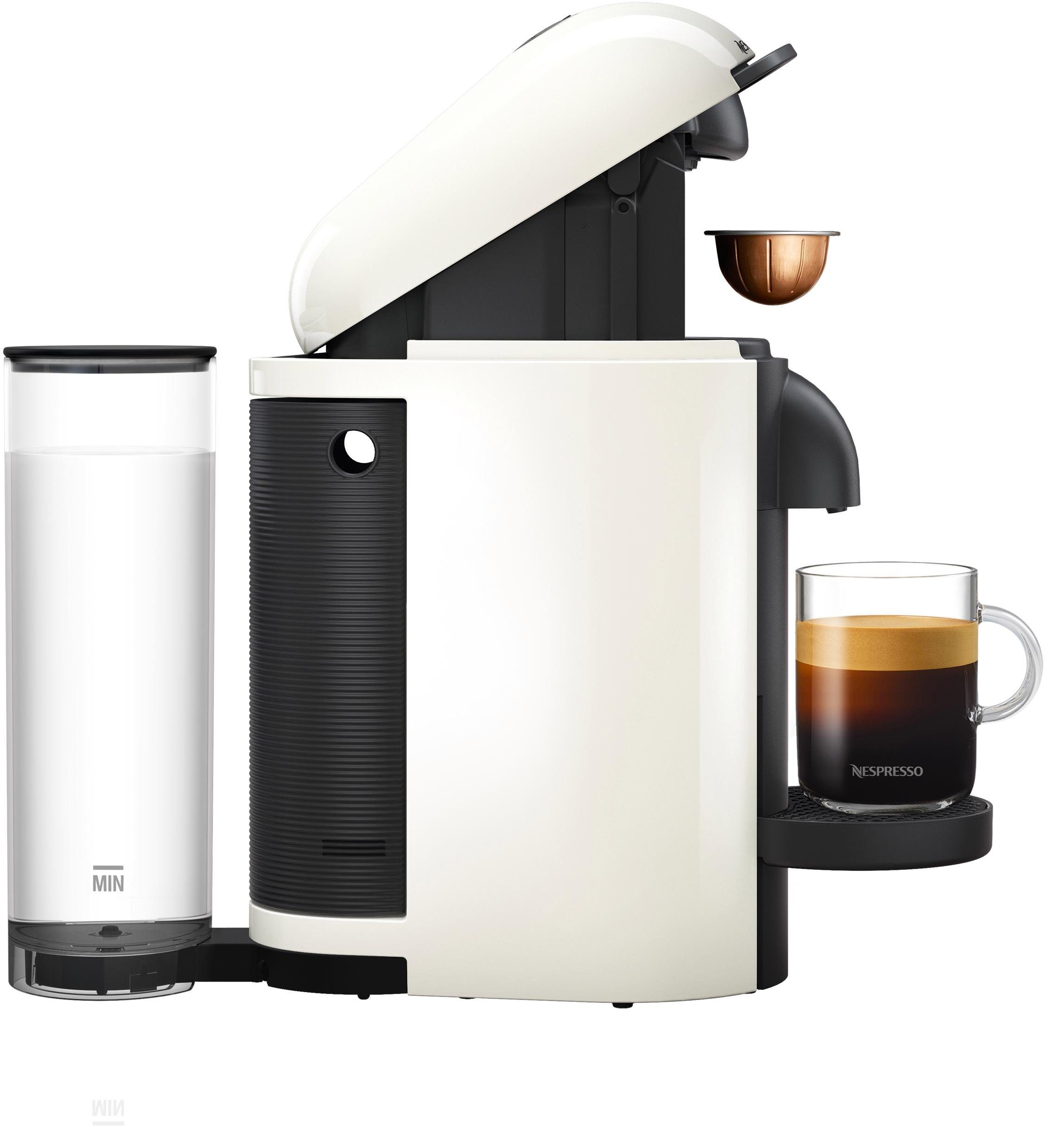 Nespresso Kapselmaschine XN9031 Vertuo Plus von Krups, Kapselerkennung durch Barcode, inkl. Willkommenspaket mit 12 Kapseln