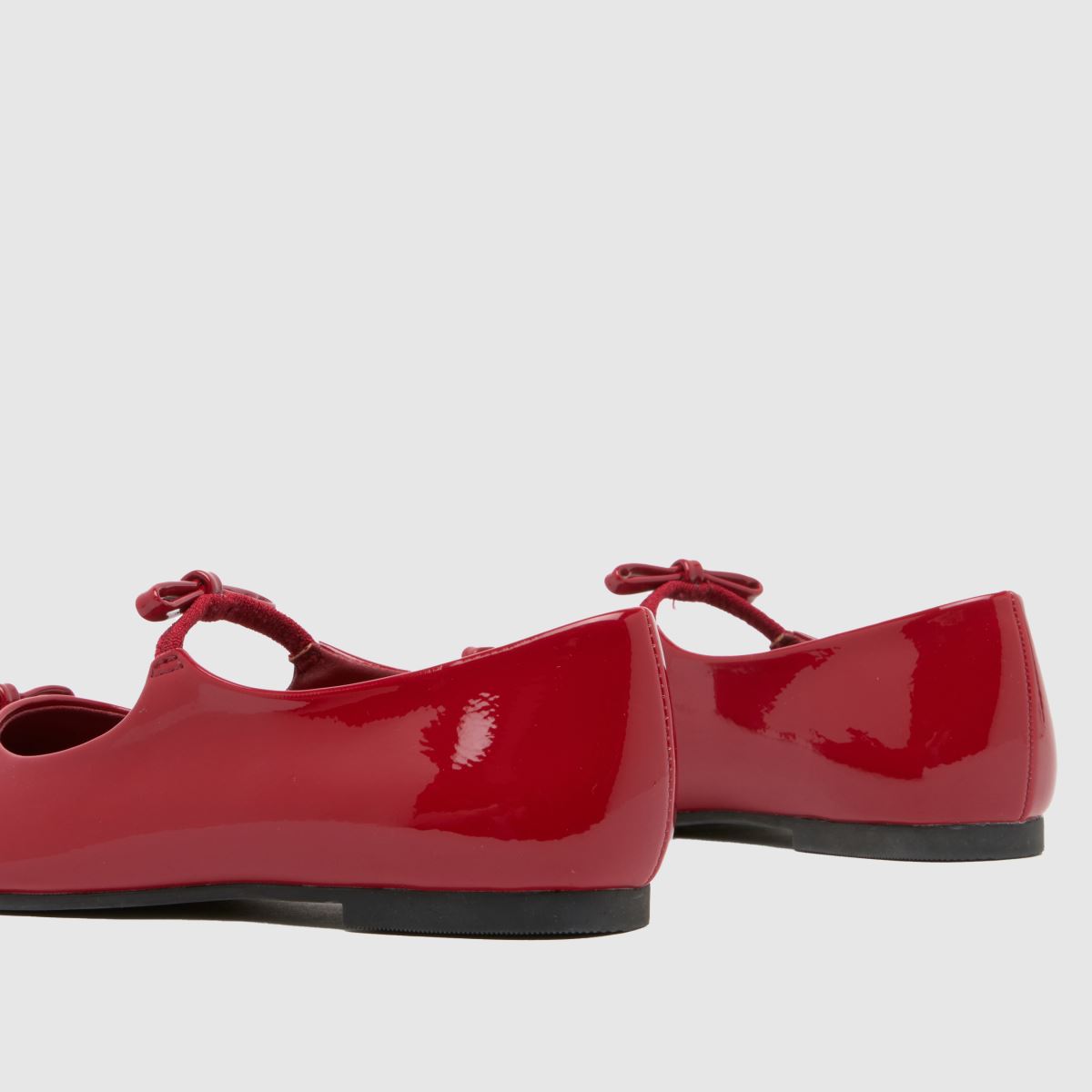 schuh piros hold alakú masni balerina lány junior cipők