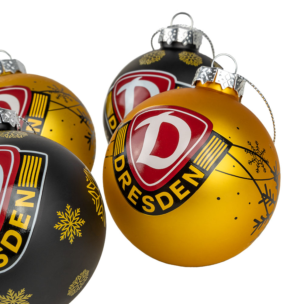 Christbaumkugeln 'LOGO' (4er Set)