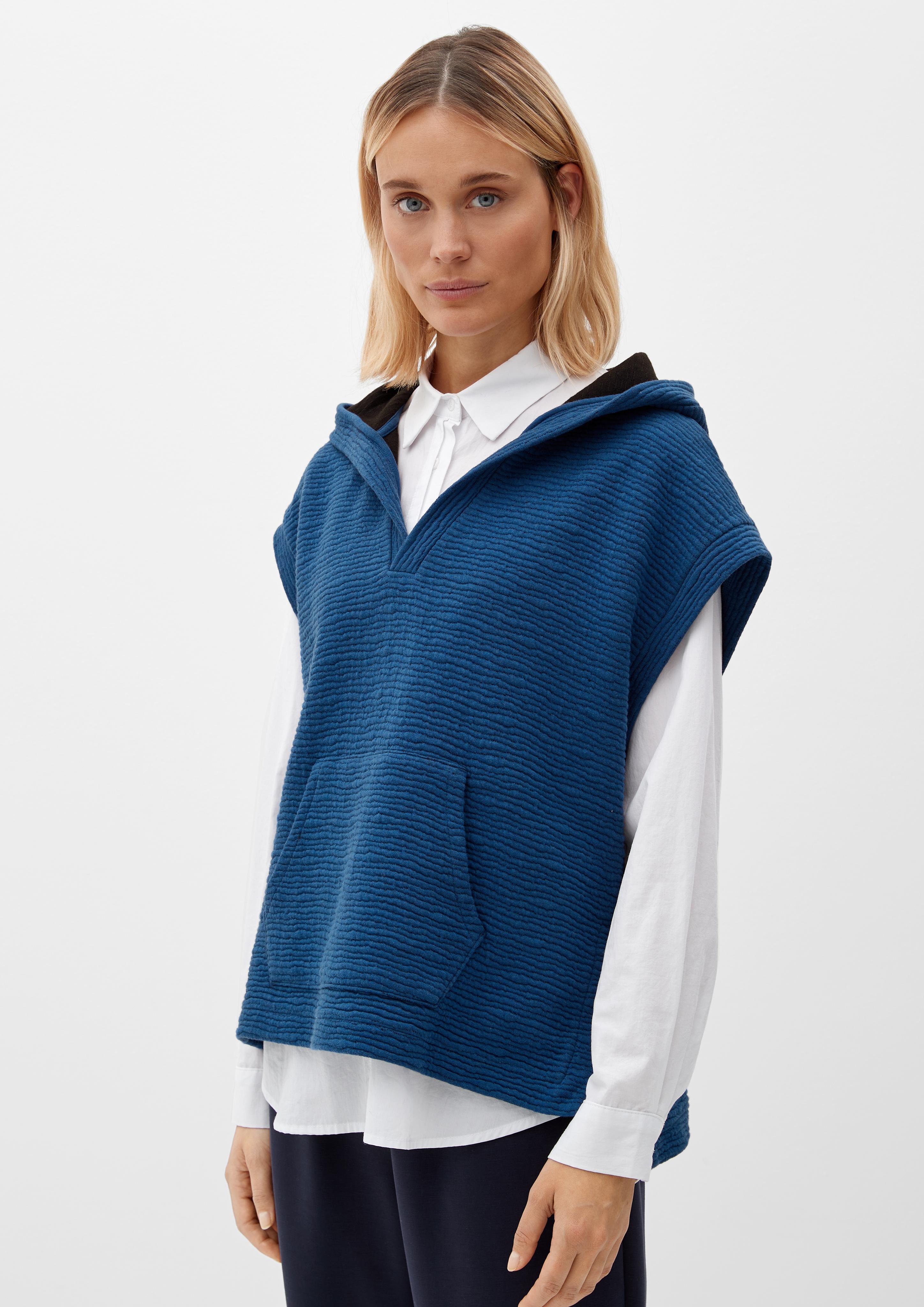 Kurzarmhoodie mit Kängurutasche  2126065-5659