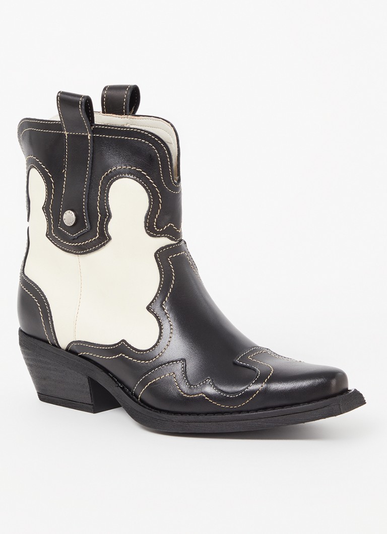 Ghete cowboy din piele Waynoa de la Steve Madden