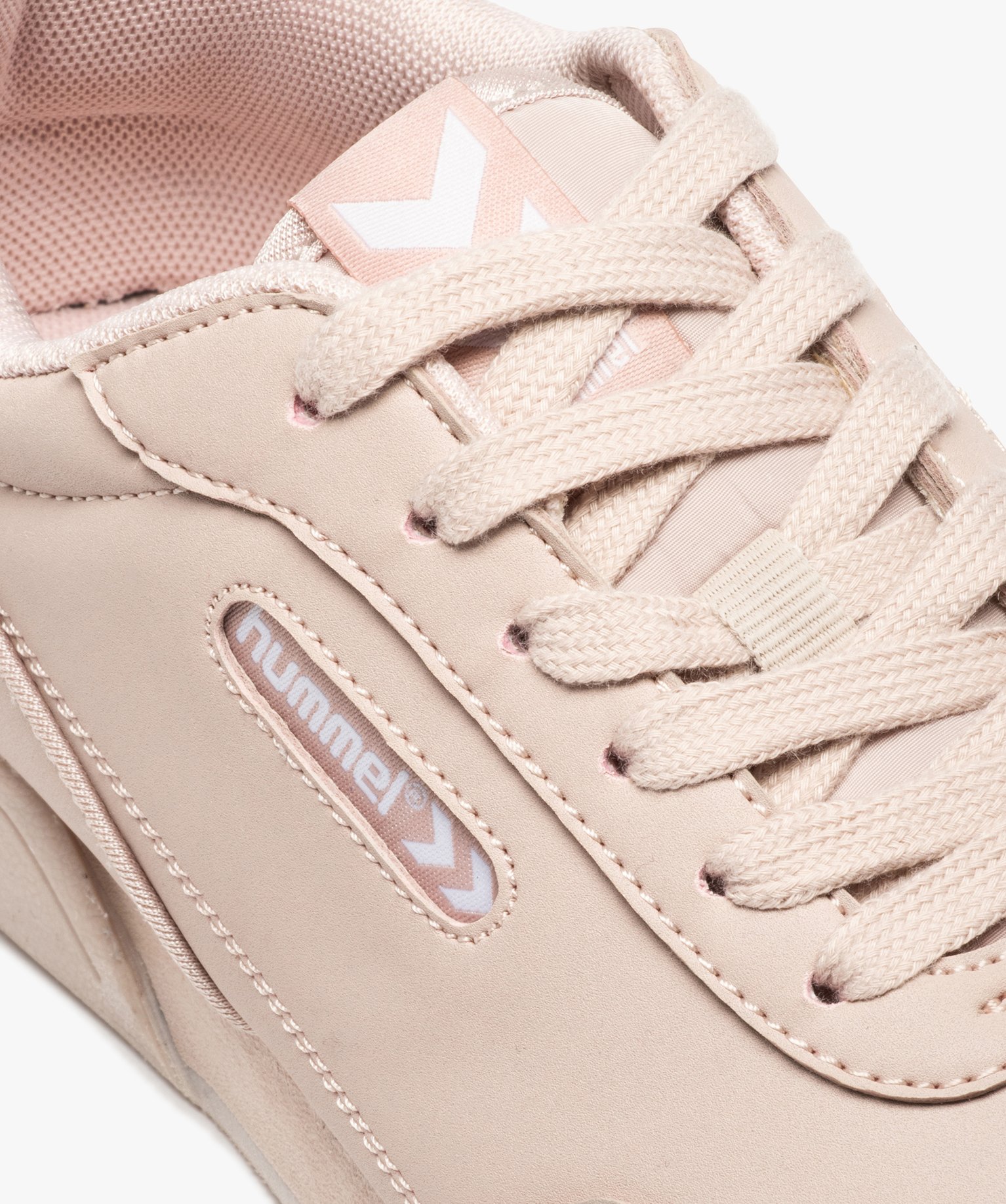 Baskets femme unies à lacets – Hummel Forli orange | GEMO