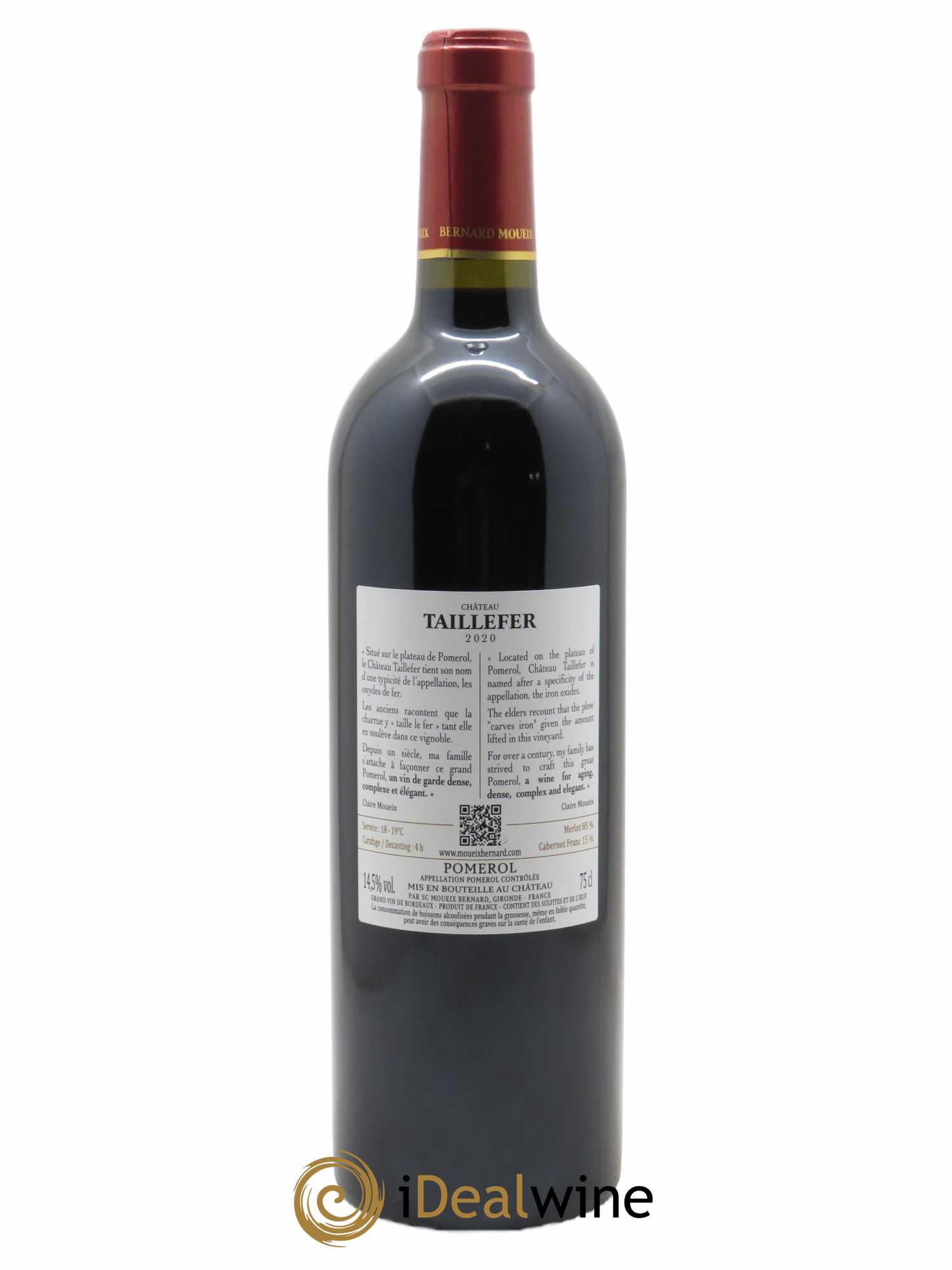 Château Taillefer  2020 - Lot de 1 Bouteille