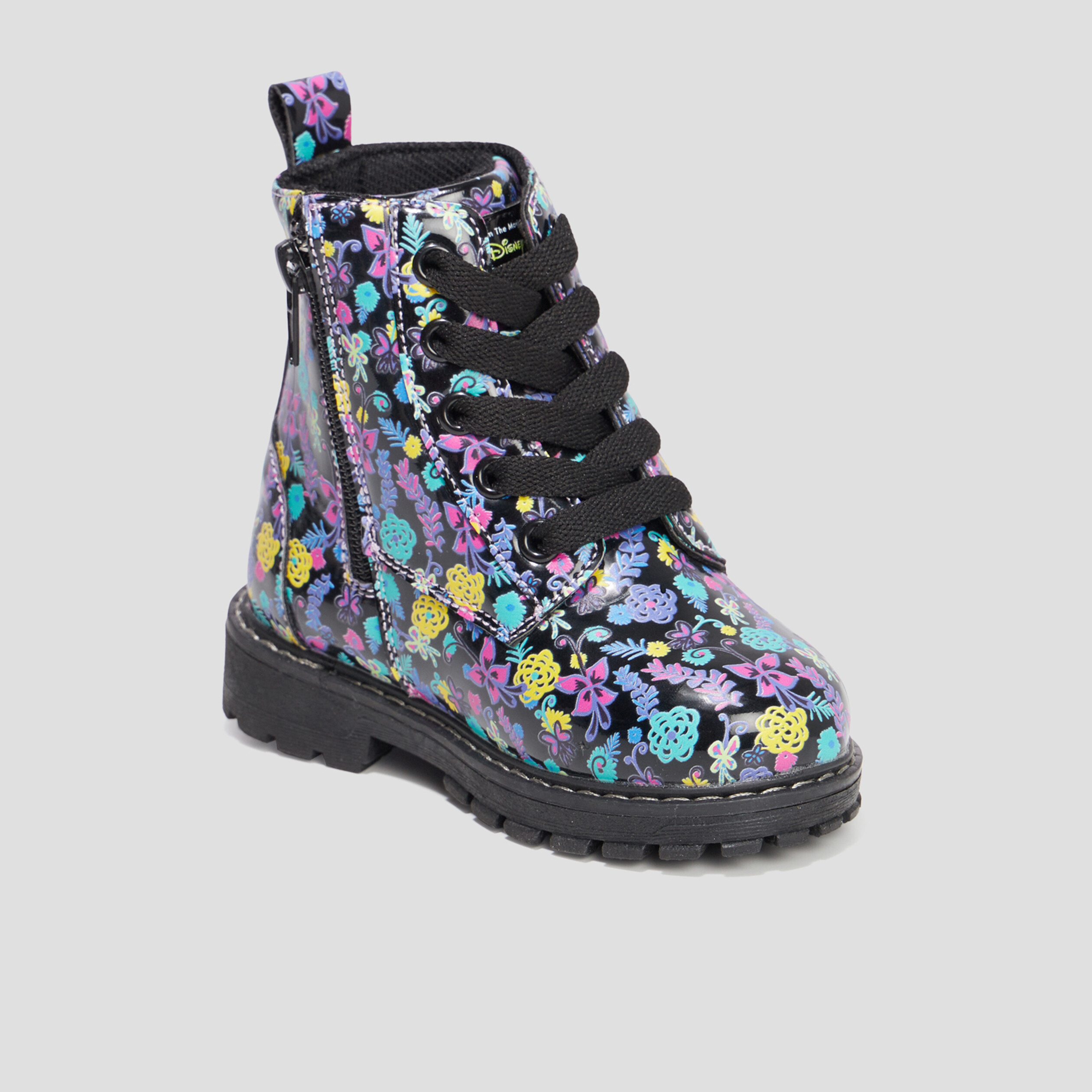 Bottines crantées zippées Encanto multicolore fille | La Halle