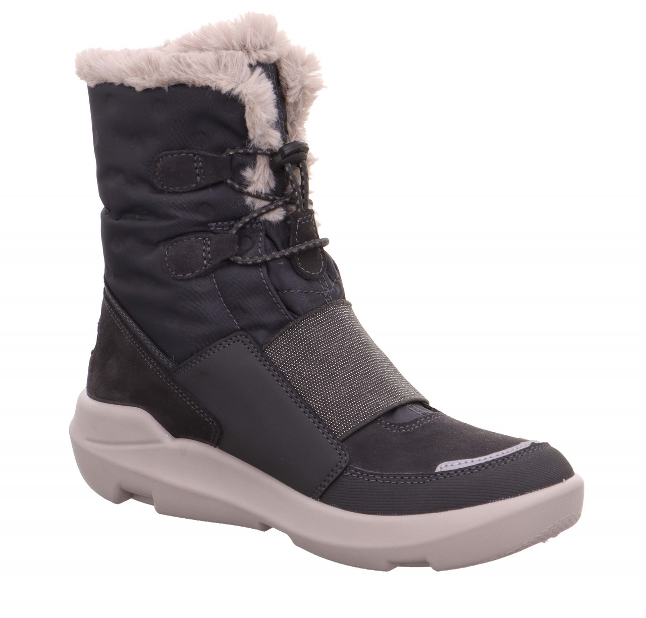 TWILIGHT - GrauStiefel mit Schnellverschluss