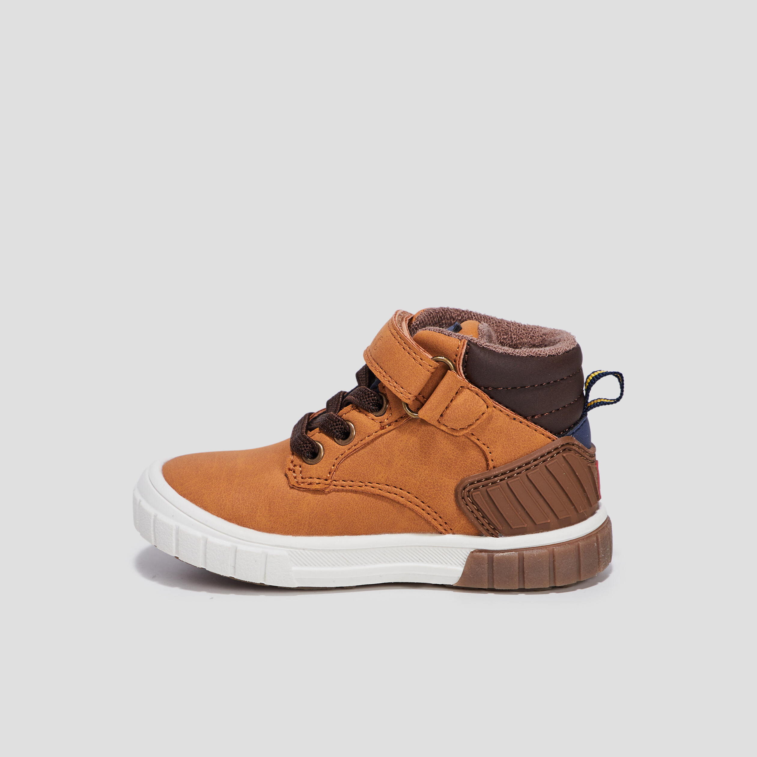 Baskets montantes Creeks camel bébé garçon | La Halle