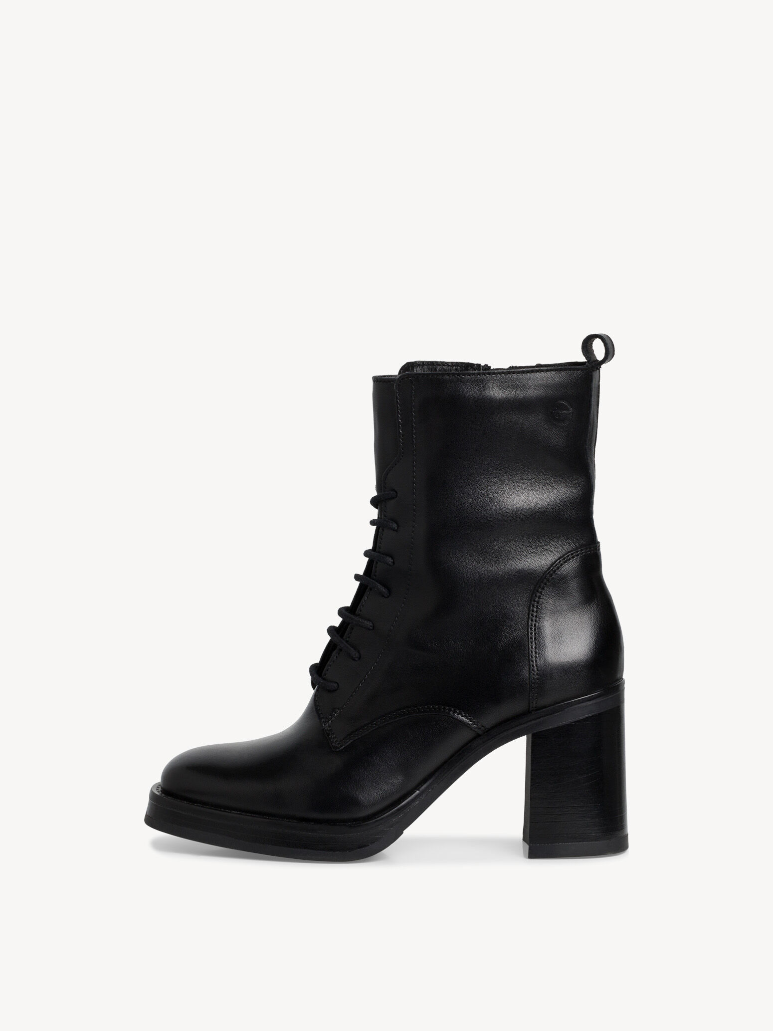 Bottine en cuir - noir