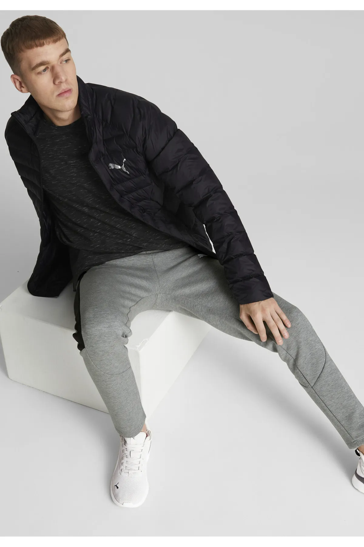 Puma  Winterjacke - Schwarz - Basic