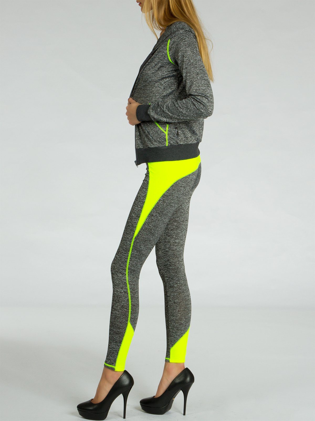 Caspar Trainingsanzug JG001 stylischer Damen Jogginganzug mit Kapuze