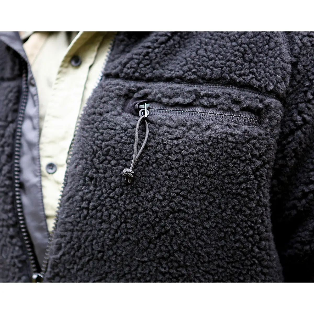 Teddyfleece Jacke woodland