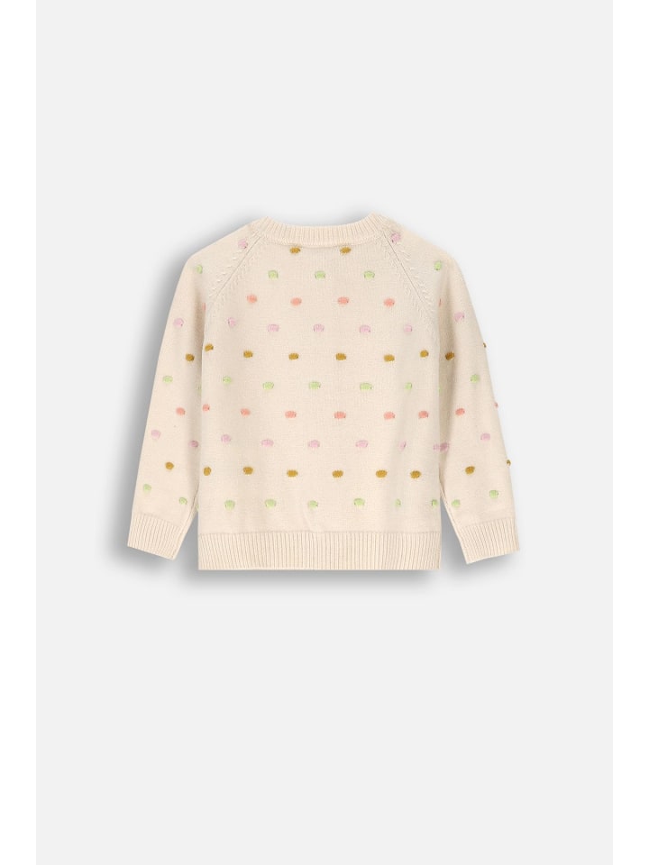 Coccodrillo Pullover mit Reißverschluss in beige günstig kaufen