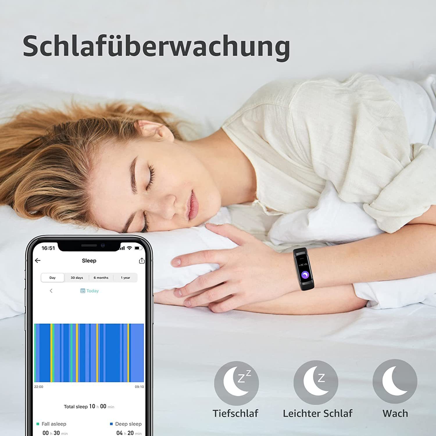 Mutoy Smartwatch, Fitness Tracker Uhr mit Anruffunktion für Damen Herren Smartwatch 5 ATM IP68 Wasserdicht Fitness Tracker mit Schrittzähler Pulsuhr Blutdruck Messgerät für Android iOS, Schlaf-Monitor, Activity Tracker, SpO2, Kalorien-Tracker,Schritt