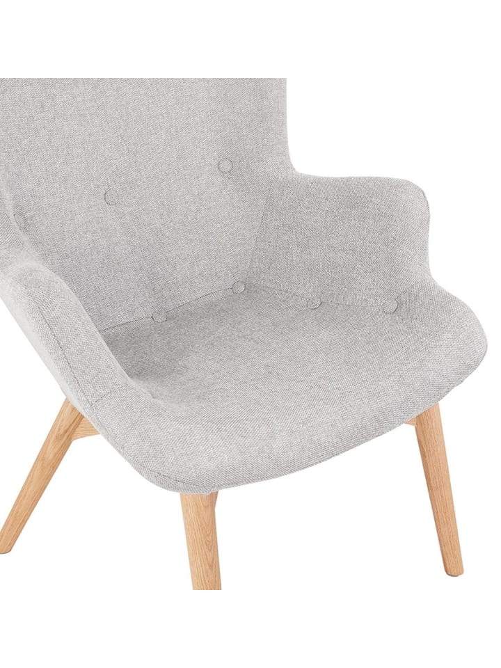 KADIMA DESIGN Loungesessel Stoffpolsterung, Hochlehner, Flügelstuhl Textil, Sessel günstig kaufen onesize