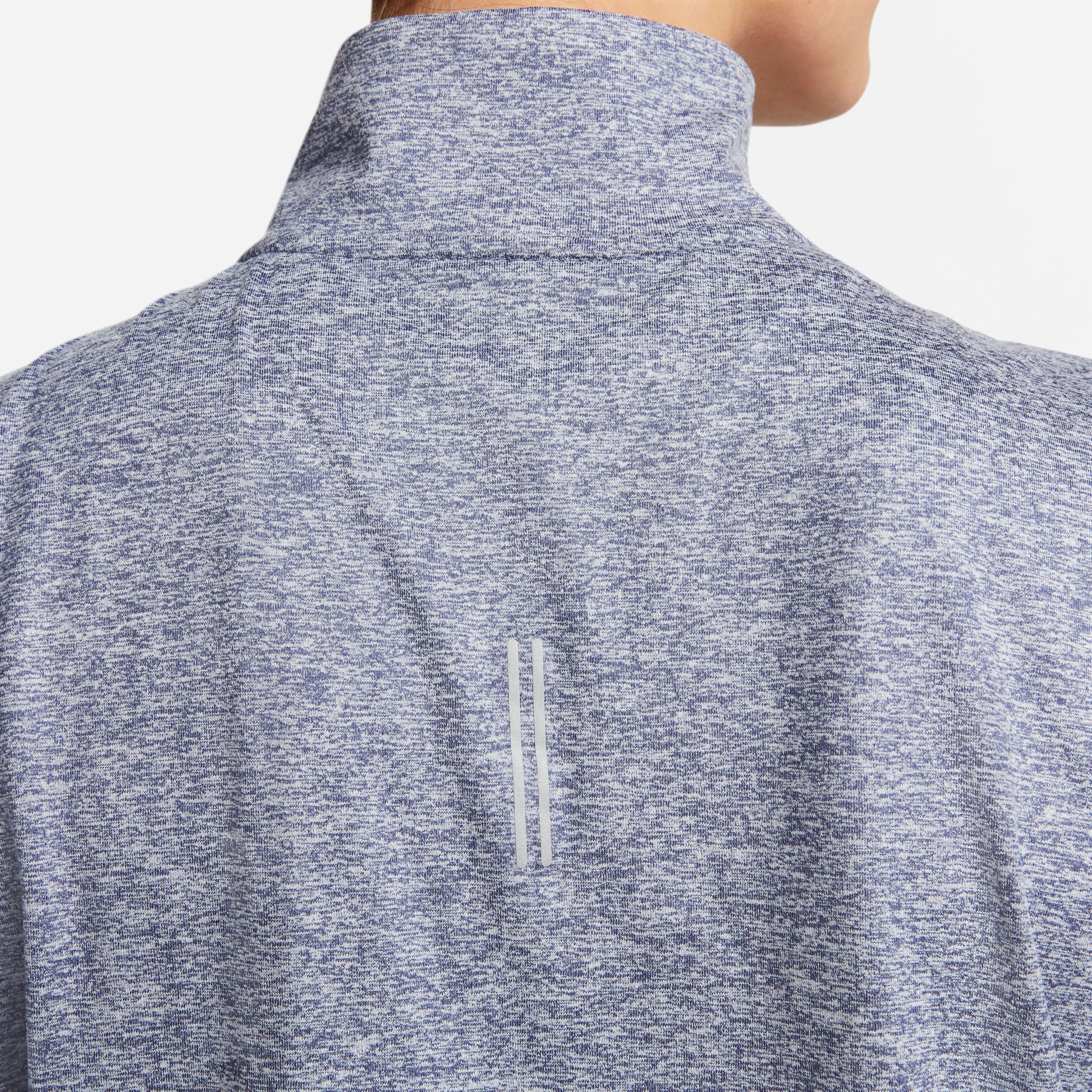 Element Half-Zip Running Lauftop Damen - Flieder, Grau