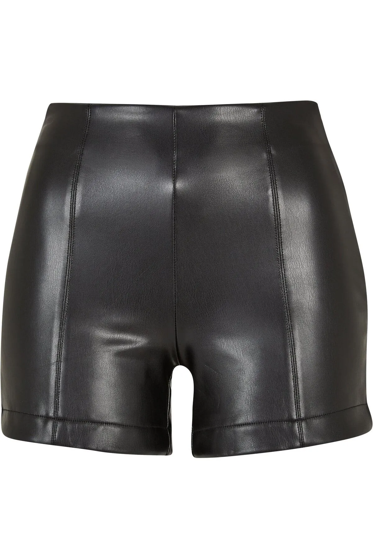 Urban Classics  Damen Ladies Synthetic Leather Shorts