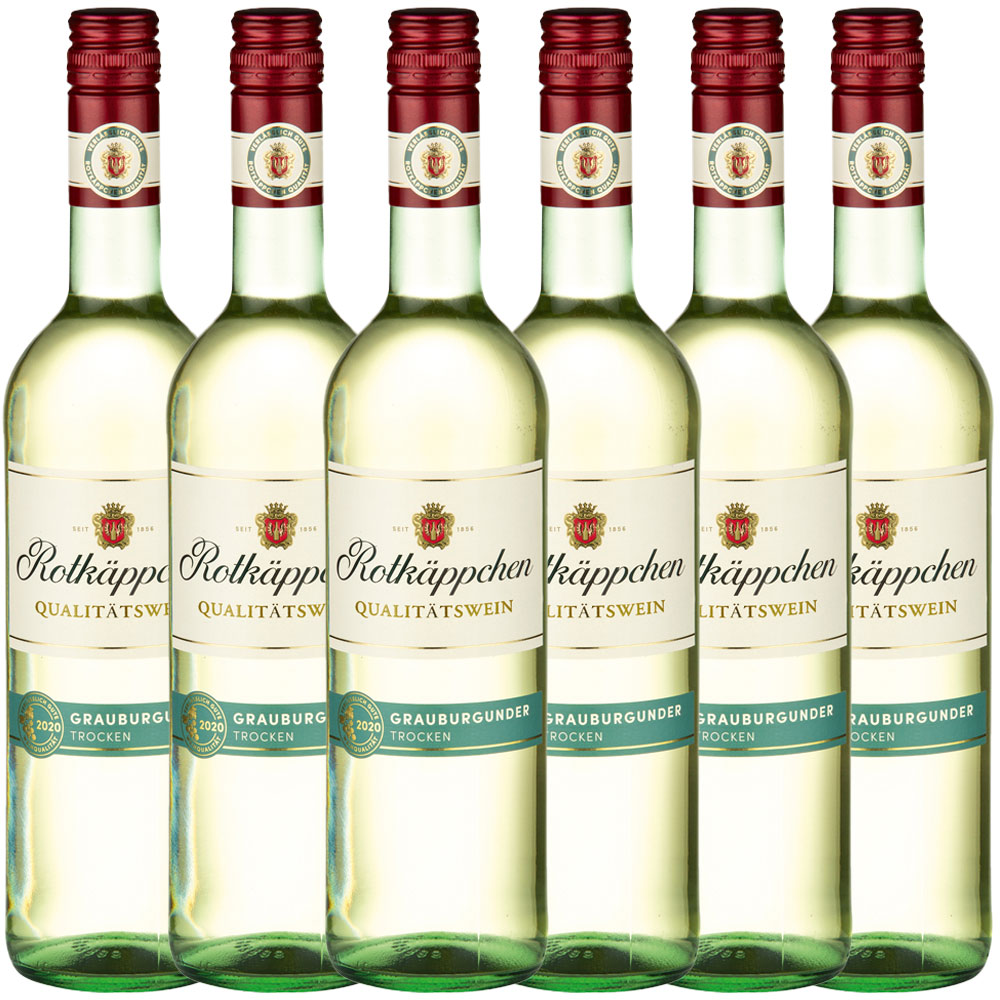 Rotkäppchen Weißwein Grauburgunder trocken - 6er Karton