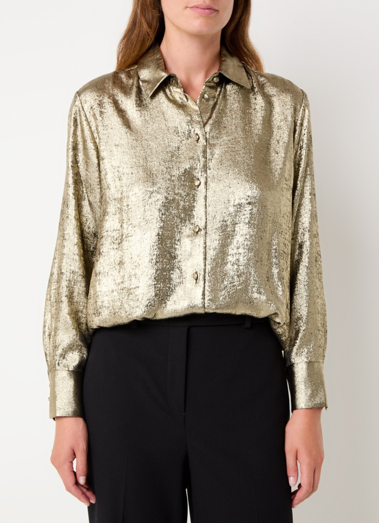 Gerard Darel  Bruna blouse met metallic finish