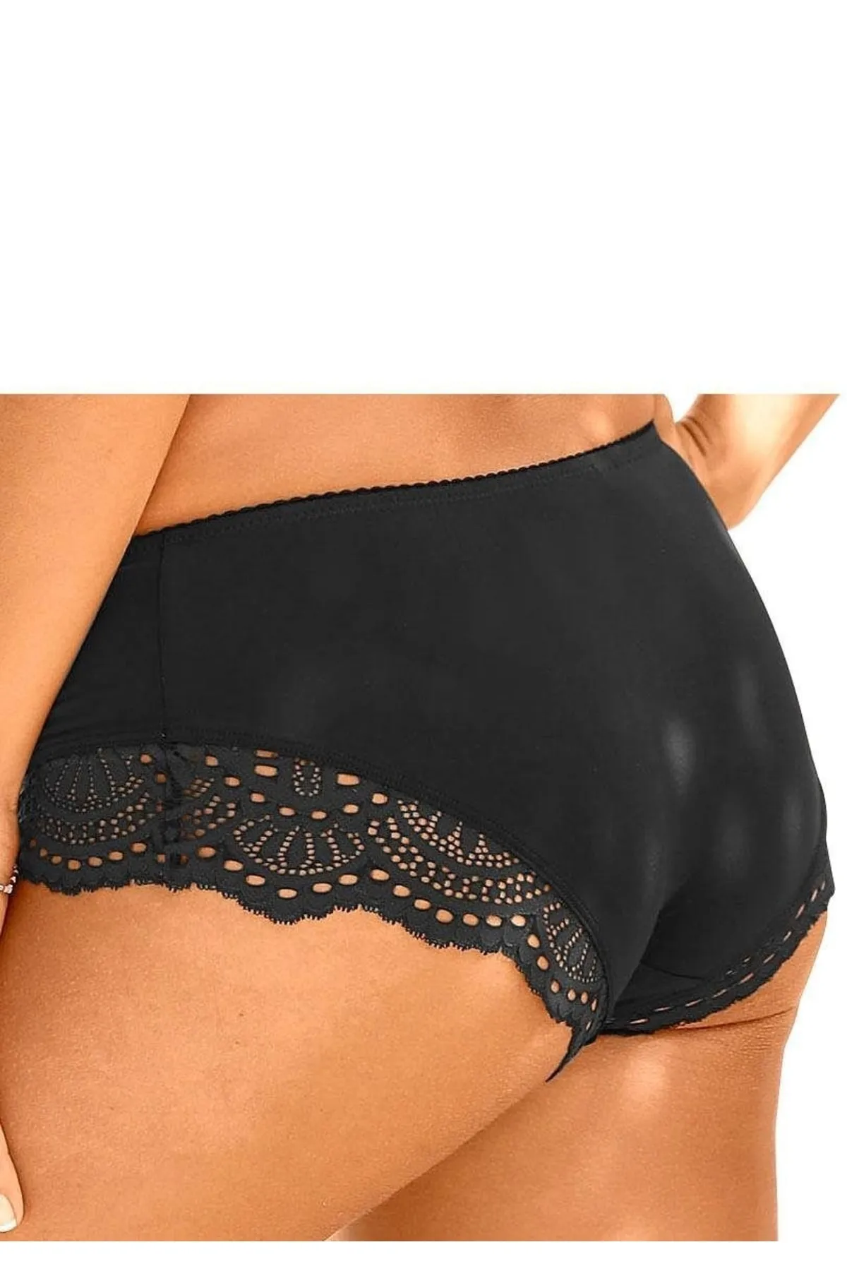 LASCANA  Unterhosen - Schwarz - Unifarben