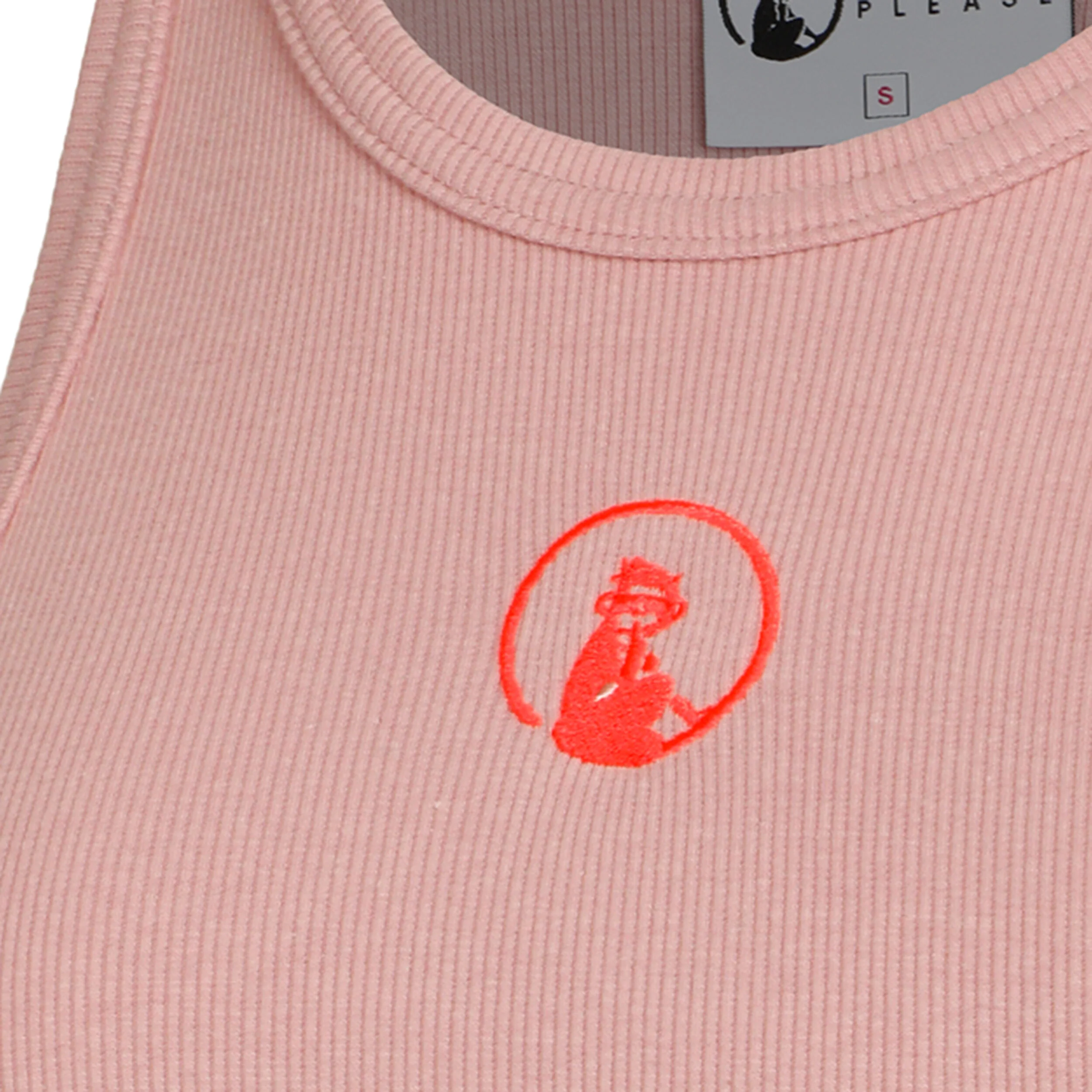 Crossroad Ribbed Tank-Top Damen - Altrosa, Rot