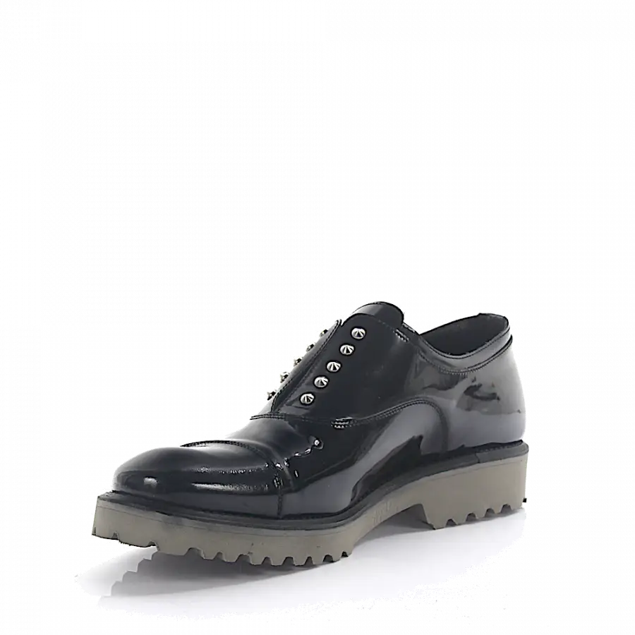 Budapester - Slipper 389 Lackleder - schwarz