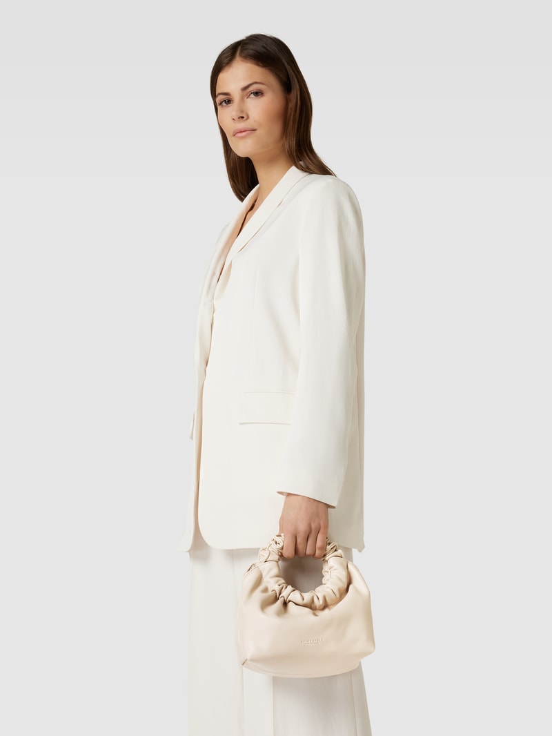 Umhängetasche mit Raffungen Modell 'NORVIKK' in beige