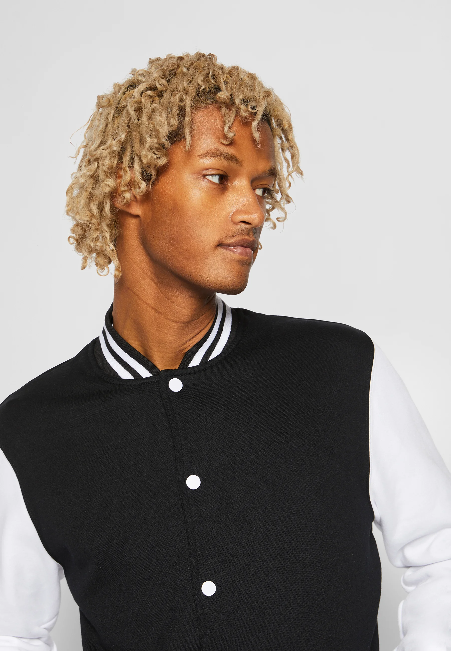Sudadera con cremallera Urban Classics 2 TONE COLLEGE