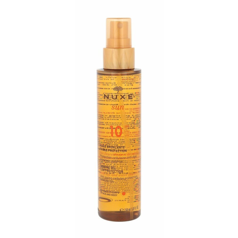 Nuxe Sonnenschutzpflege Nuxe Sun Tanning Oil Face and Body LSF10 150ml