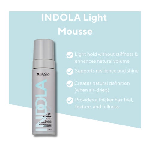 Indola Care & Style Volume Light Mousse 200 ml
