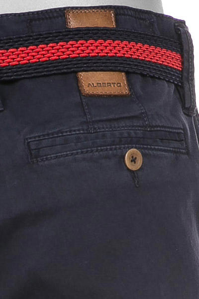 Alberto Bike, Chino Bike, Regular Fit, Baumwolle T400®, blau