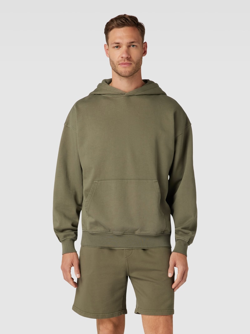 Oversized Hoodie aus Bio-Baumwolle in khaki
