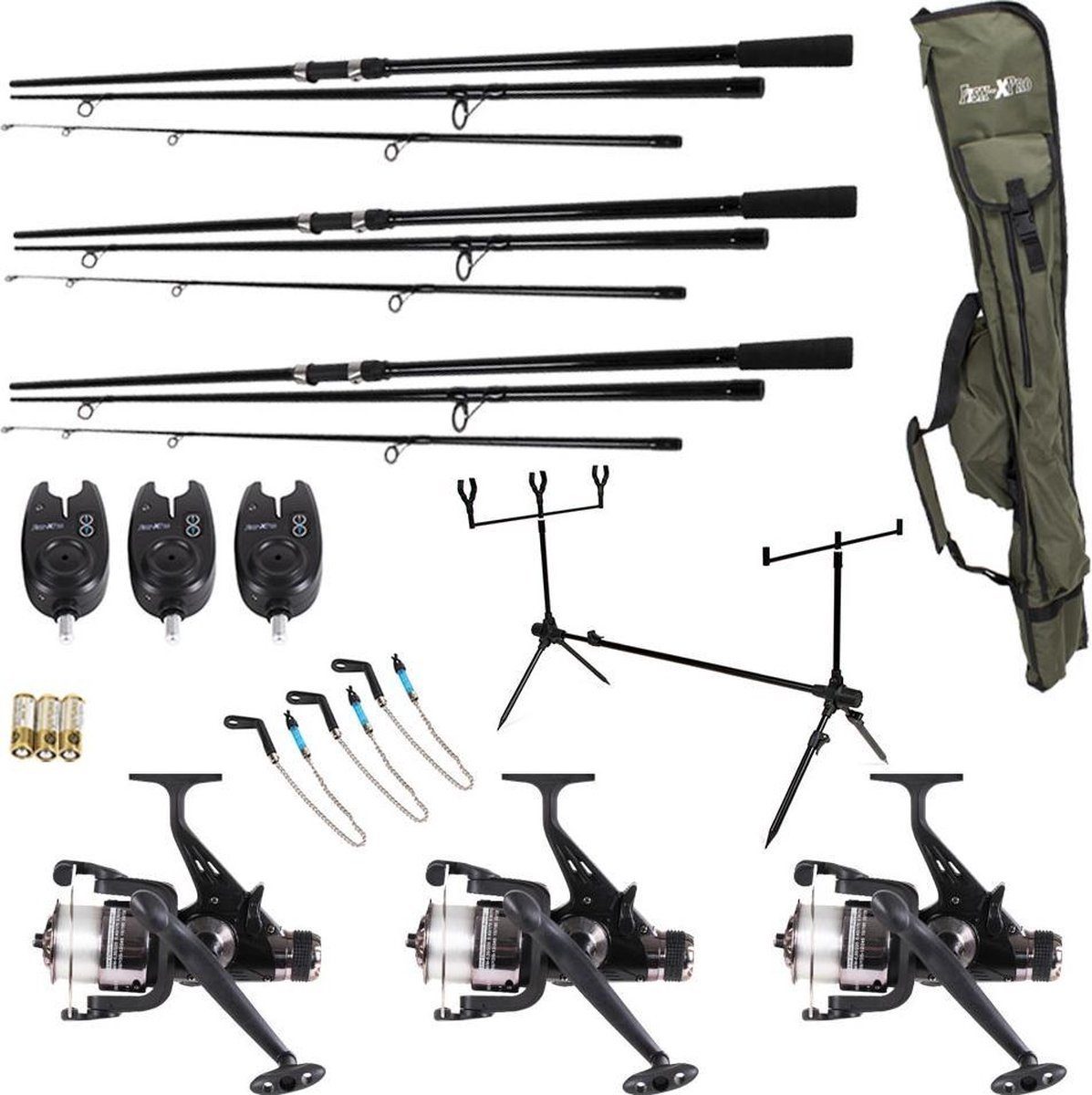 Fish-XPro Karpfenrute XXL Karpfenset 
