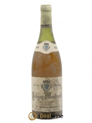 Puligny-Montrachet Domaine Buisson Battault 1986 - Lot de 1 Bouteille