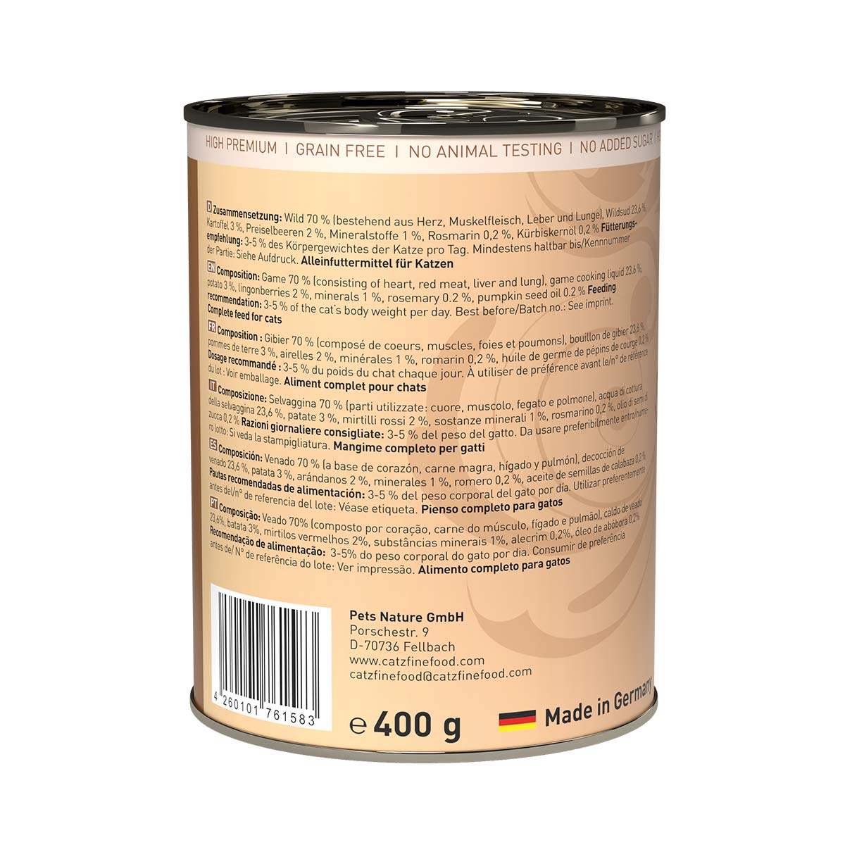 Catz Finefood Classic N° 9 - Wild günstig kaufen bei ZooRoyal