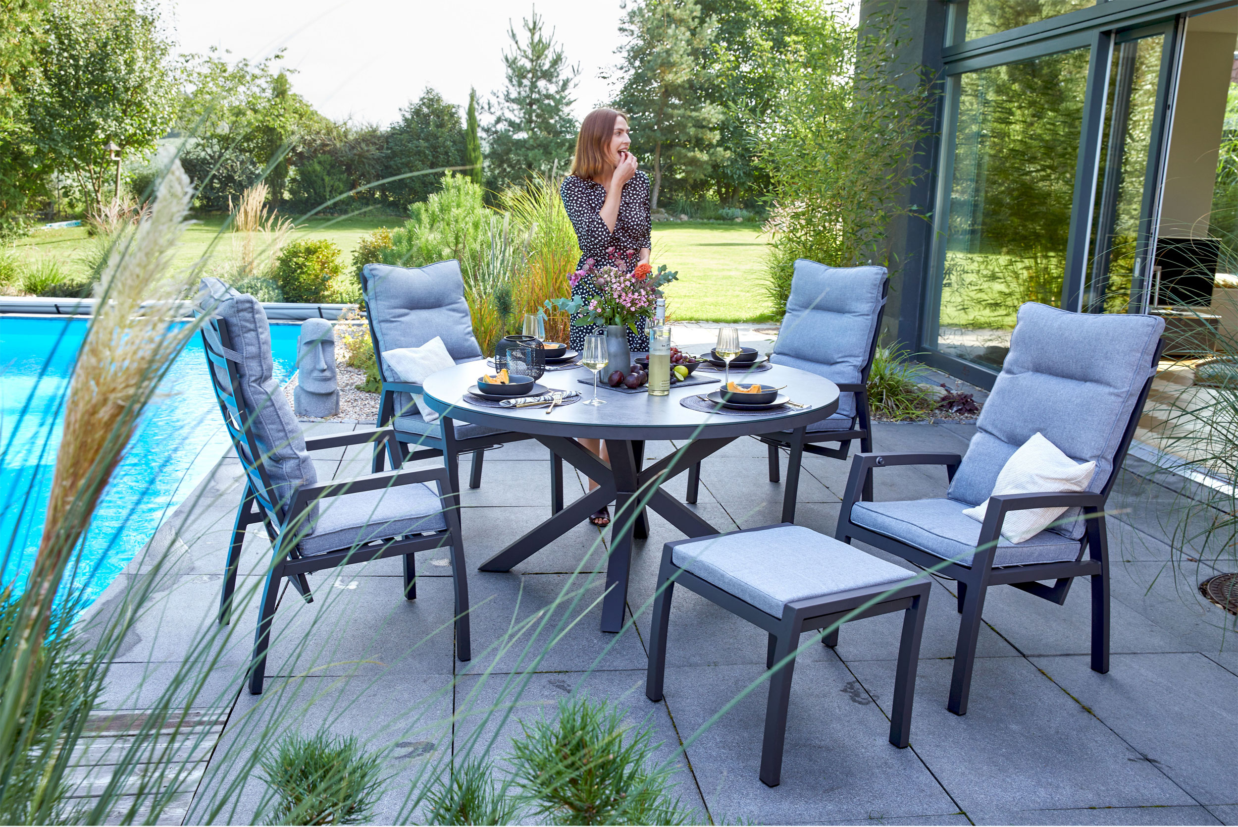 OUTDOORGartensessel Rückenverstellung
