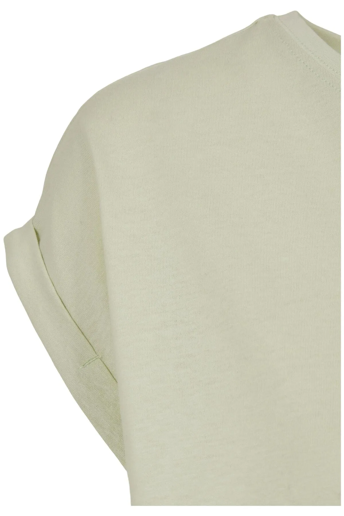 Urban Classics  Damen T-Shirt mit verlängerter Schulterpartie für Damen
