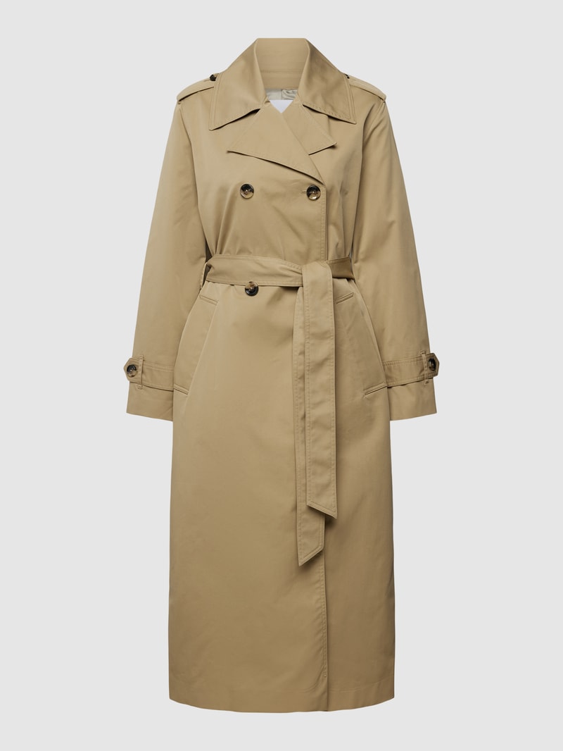 Trenchcoat mit Bindegürtel Modell 'ANGELA' in camel