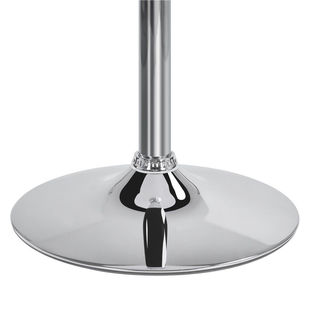 Yaheetech Bartisch, Runder Stehtisch Bistrotisch Ø 60cm höhenverstellbar