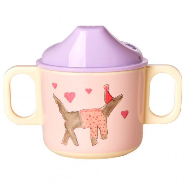 Rice - Melamine 2 Handle Baby Cup with Animal Print - Becher